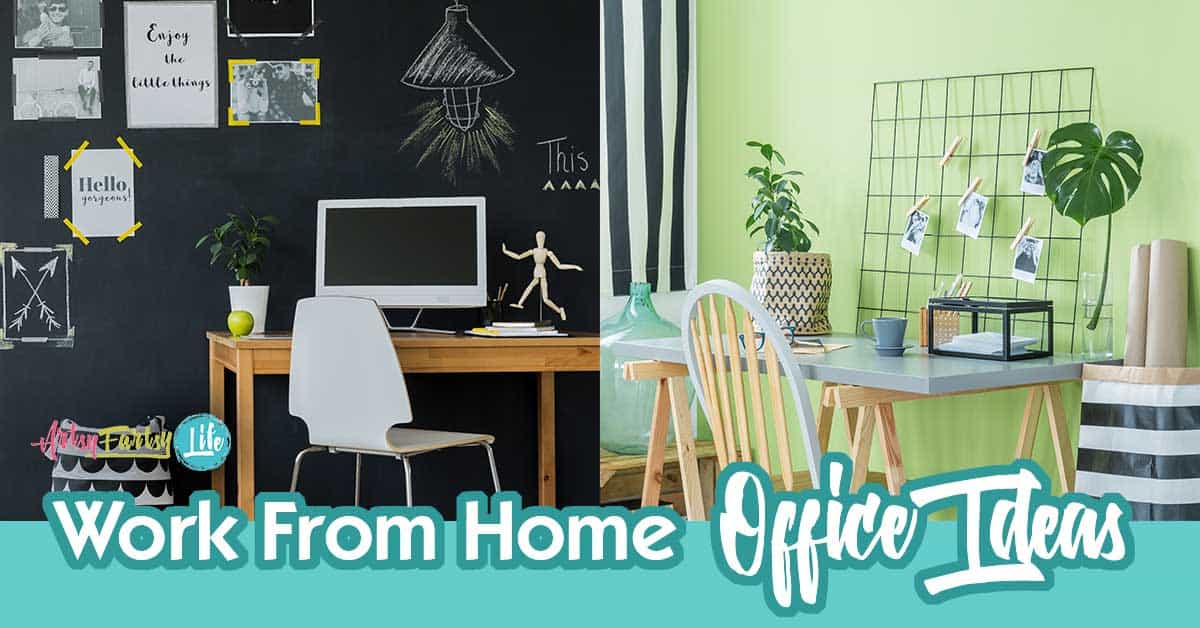 5 Fun Work From Home Office Ideas · Artsy Fartsy Life