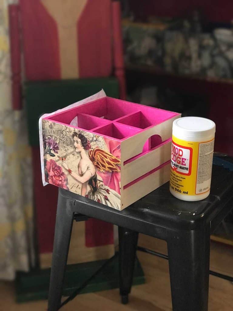 Decoupage Box Mod Podge Project