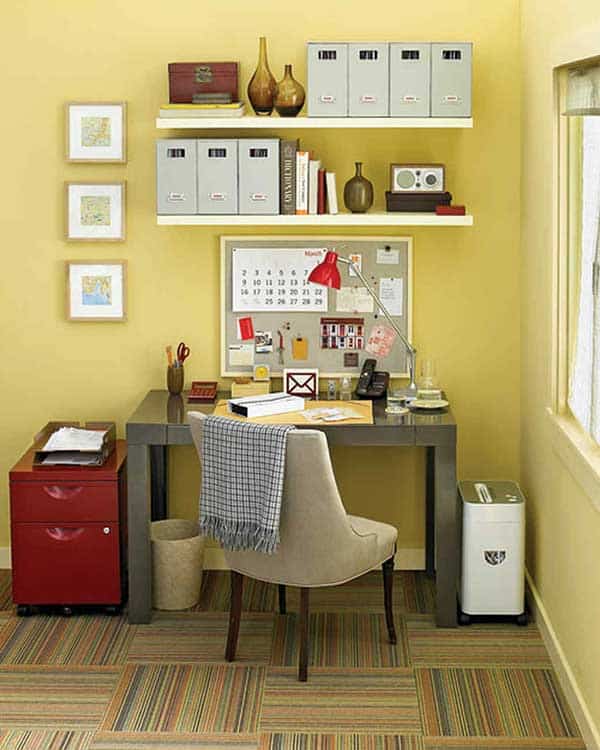 Martha Stewart Yellow Home Office