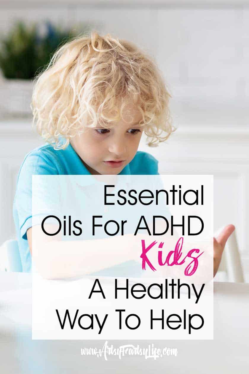 Essential Oils For ADHD Kids - A Healthy Way To Help... Tips, Ideas and Recipes for how to make roller balls and sprays to help with concentration and focus.
