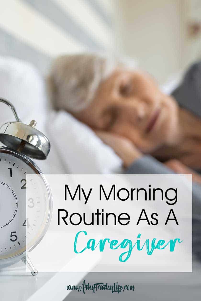 My morning routine as a caregiver. I have always been a routine gal, but now what my mother-in-law with Alzheimer's has moved in, we are even more regimented than ever! Wrangling kids, cats, dogs and Mom makes for fun time in the morning. Includes tips and ideas for setting up your morning routine!