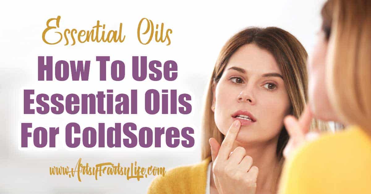 Peppermint oil for store cold sores