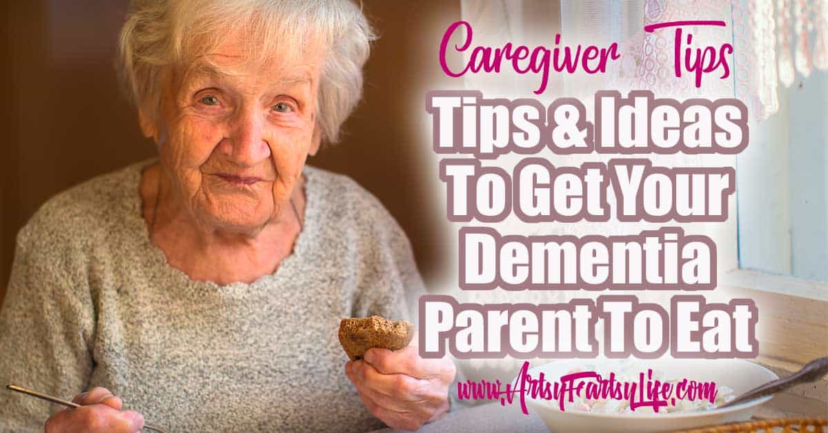 Tips and Ideas To Get Your Alzheimers or Dementia Parent To Eat... here is nothing more shocking as a caregiver to watch than your Alzhemier or dementia parent losing weight and refusing eat. Here are my top tips and ideas for strategies you can try to get some calories into their diet! #alzheimers #dementia #dementiadiet