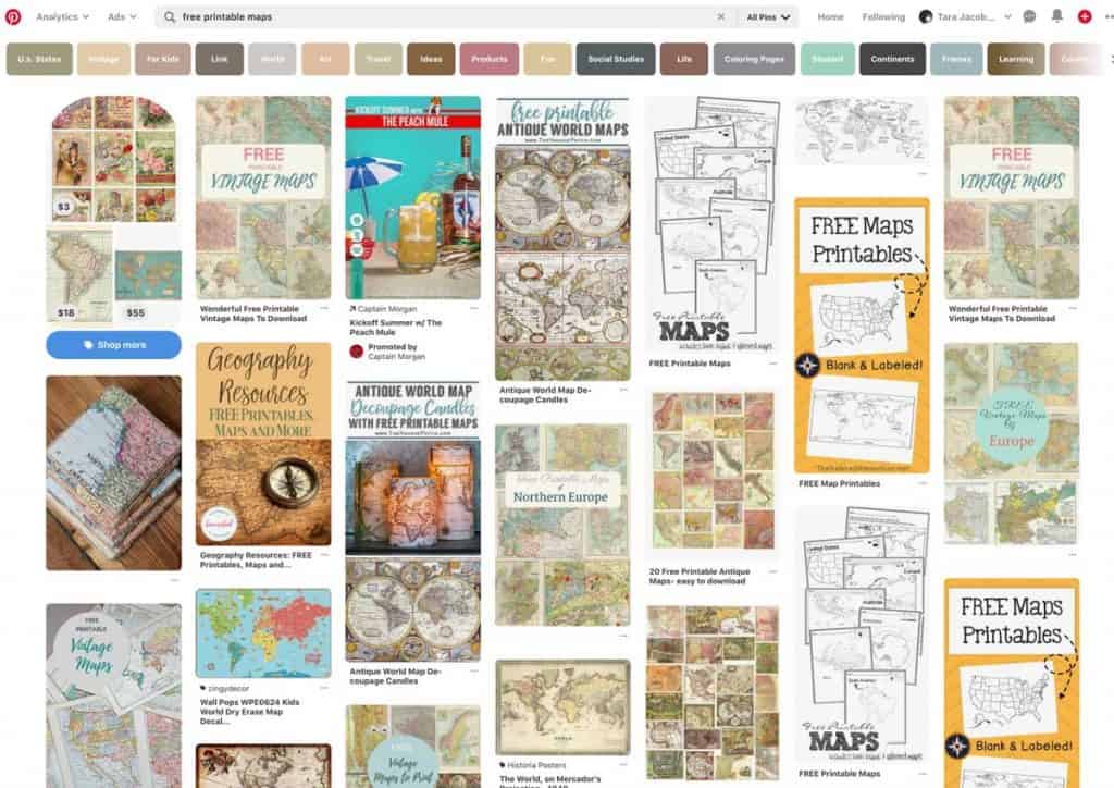 free printables search on Pinterest