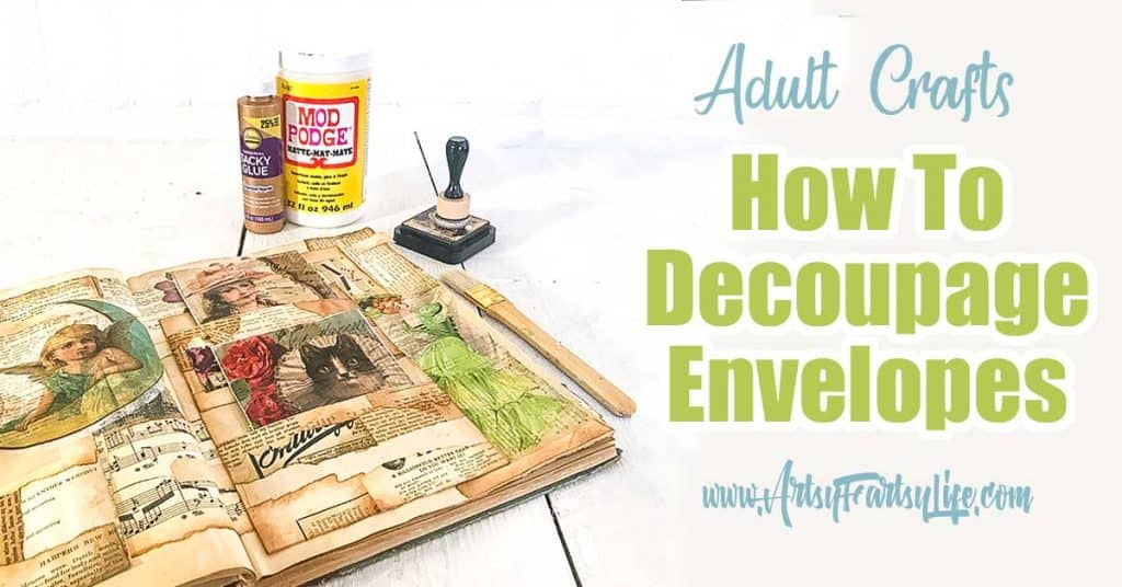 How To Decoupage Envelopes
