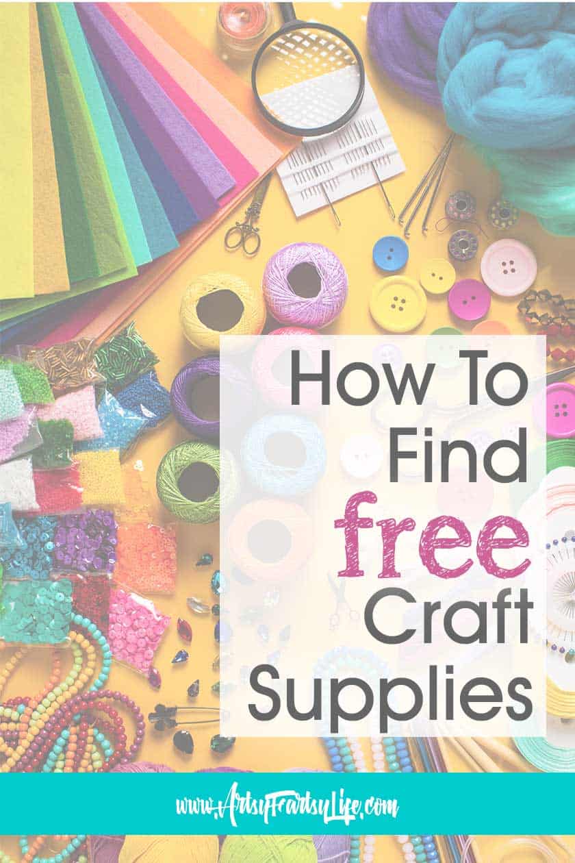 5 Ways To Find Free Adult Craft Supplies