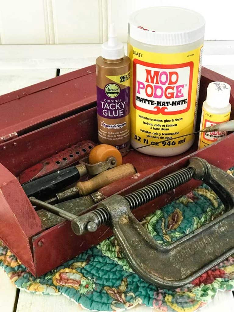 Vintage craft tools for adult crafts. 