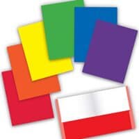 2 Pocket Folder/Portfolio,Letter Size,11.5 x 9.2 Inches Paper Folders