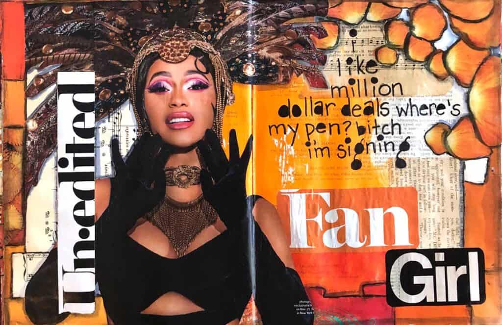 I found this cool picture of Cardi B in a magazine and loved it! She is strong and independent. The quote is from her song "I Like It" (watch out there is some language, well a LOT of language!) But that song makes me feel like I am on vacation!