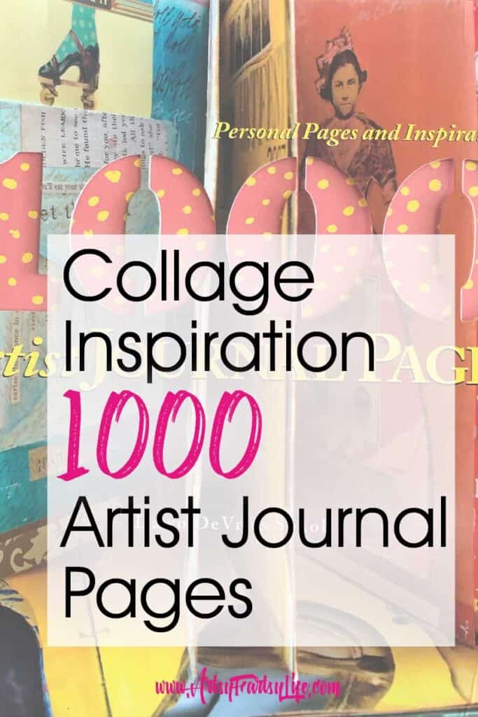 Collage Inspiration - 1000 Artist Journal Pages Book
