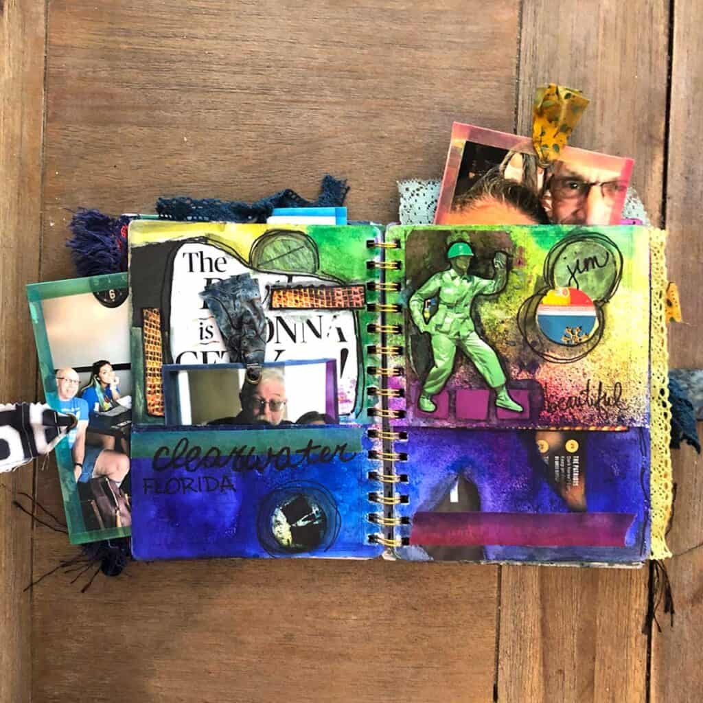 How To Make An Amazing Glue Book Journal · Artsy Fartsy Life
