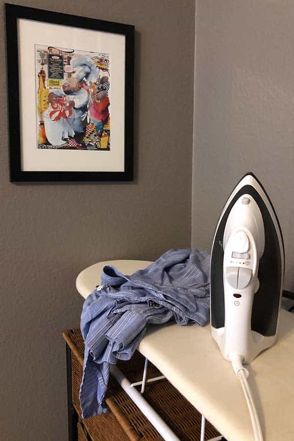 Small ironing board