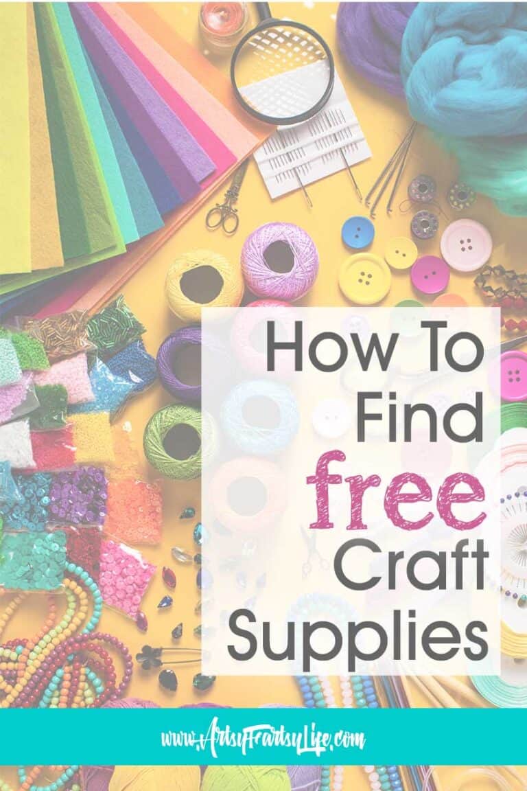 5 Ways To Find Free Adult Crafts Supplies · Artsy Fartsy Life