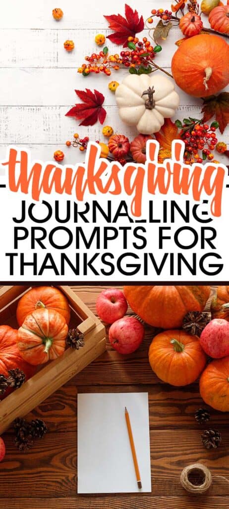 Journaling Prompts For Thanksgiving