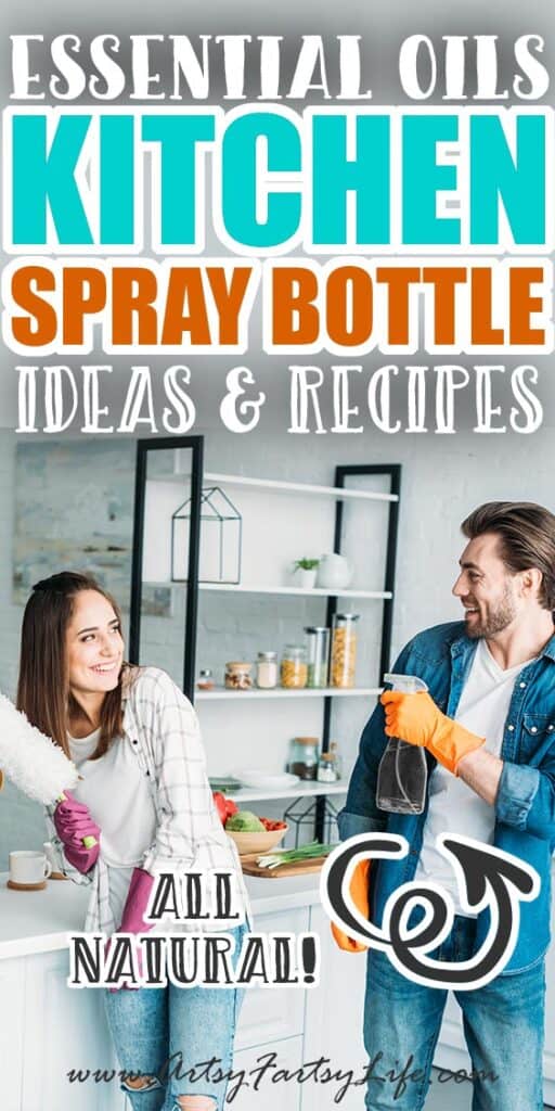 Essential Oils Kitchen Cleaning Spray Bottle... Tips and Recipes