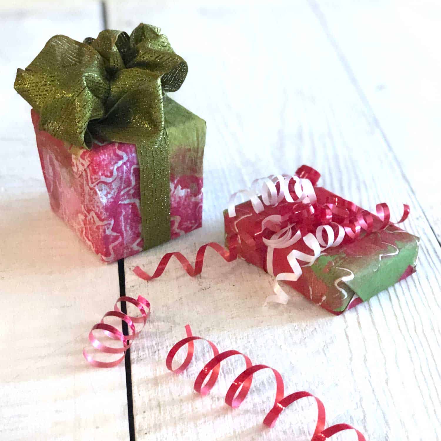 Wrap files and decorate with ribbons or bows