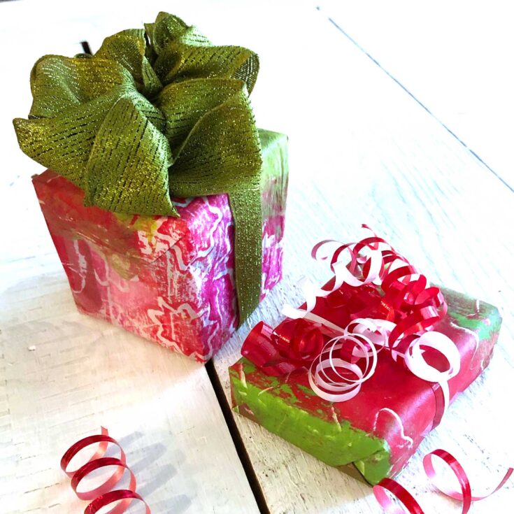 How To Make Wrapping Paper Using Your Gelli Plate