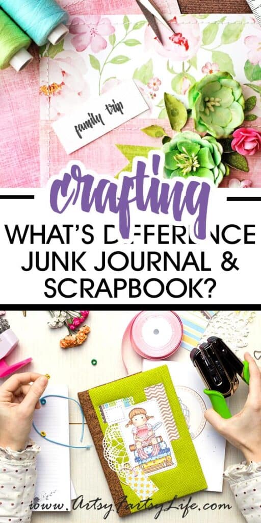 What Is The Difference Between a Junk Journal and Scrapbook?