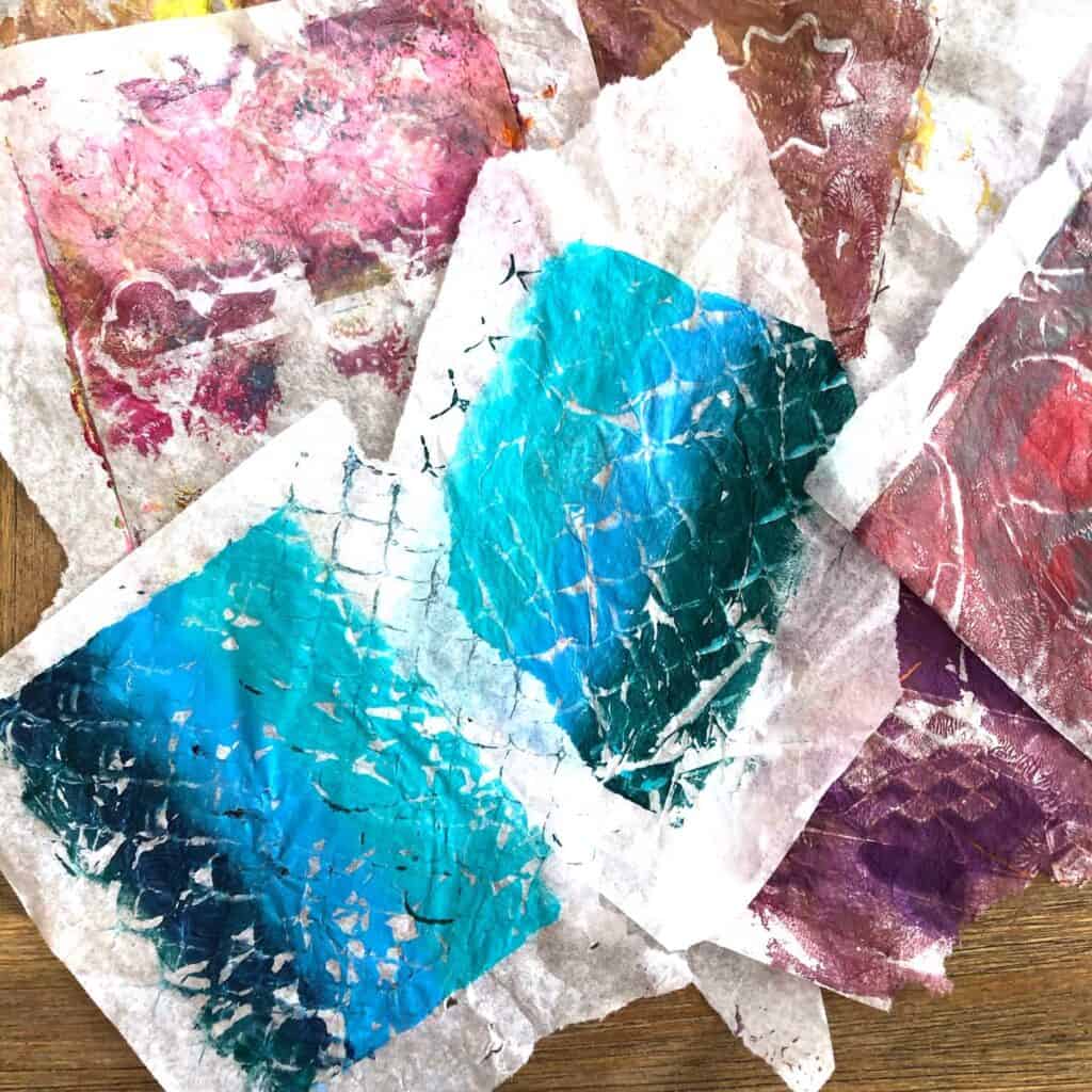 Gelli Plate Tissue Paper