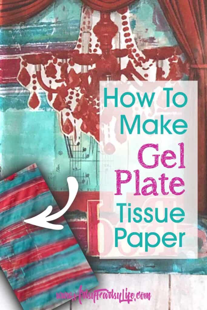 How To Make Striped Tissue Paper With A Gel Plate
