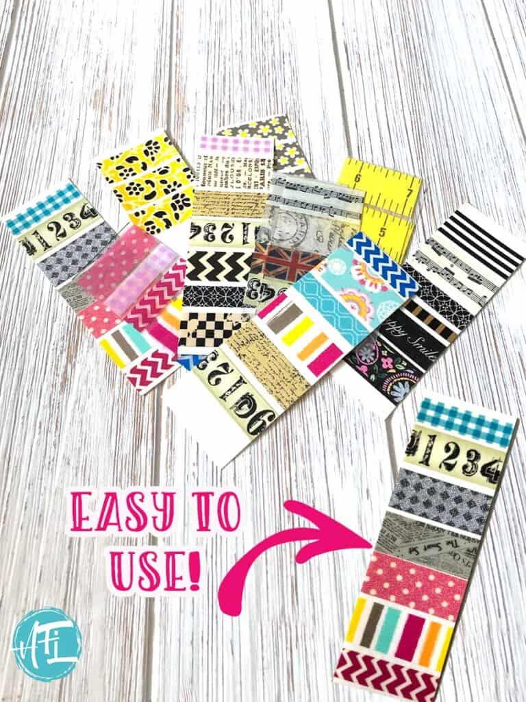Washi Tape Planner Stickers On Cards