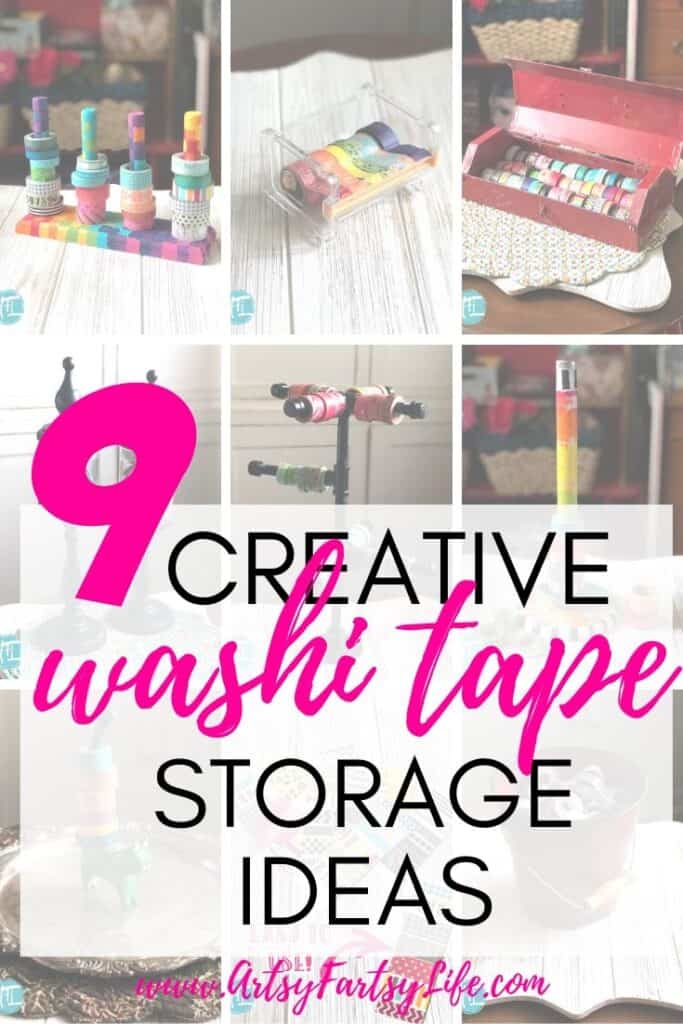 How to Store Washi Tape - Bellewood Cottage