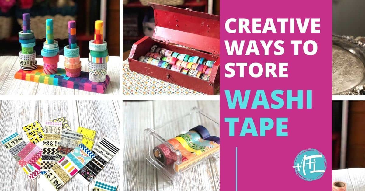 Washi Tape Storage Idea - Salvaged Living