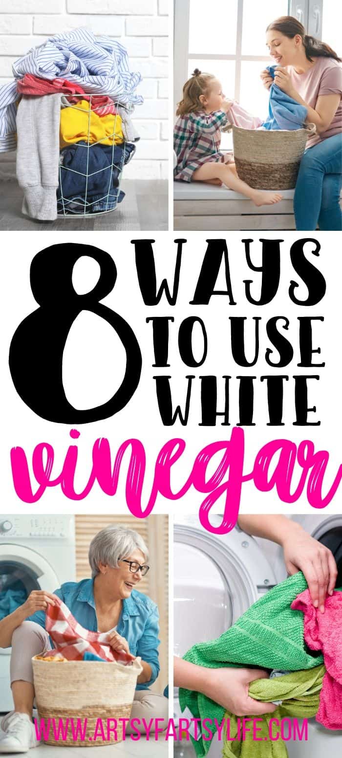 8 Creative Ways To Use White Vinegar In Laundry · Artsy Fartsy Life