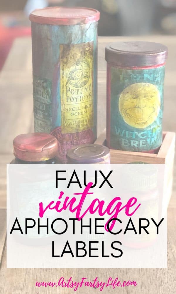 Faux Vintage Apothecary Labels (Halloween Labels)
