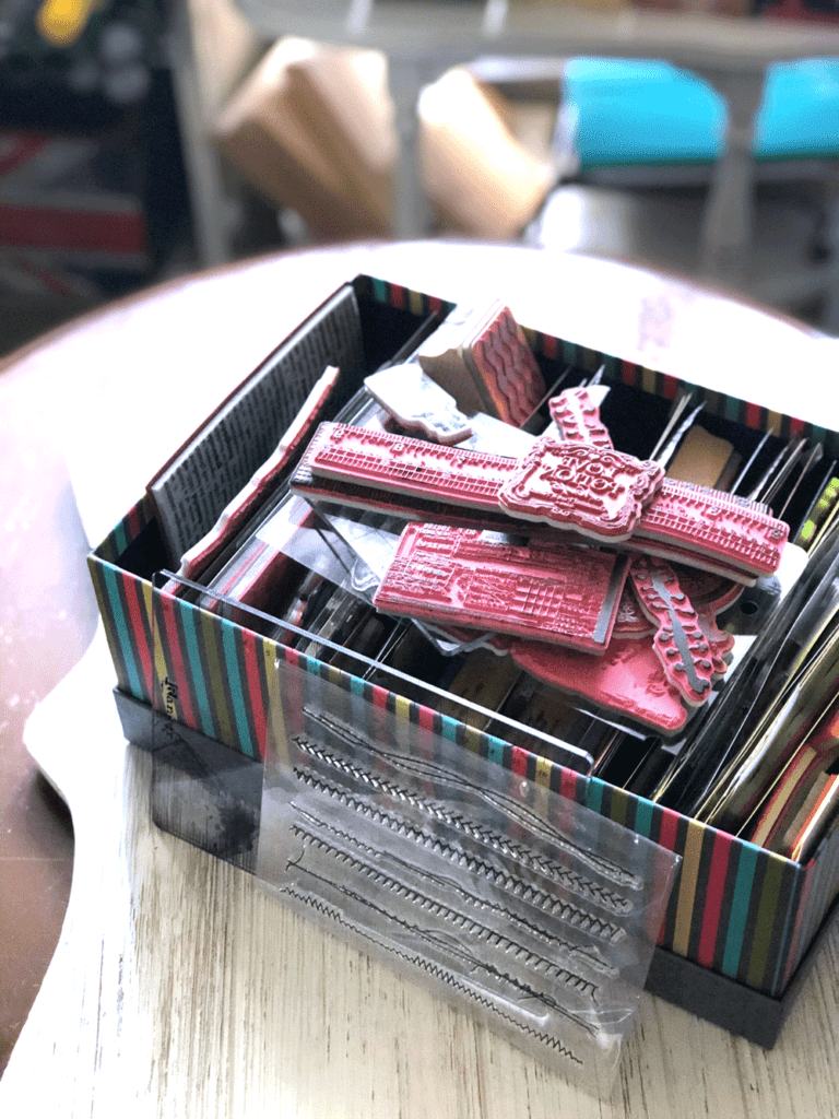 Organized Stamp Storage –