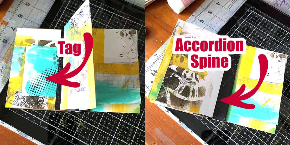 Crafting A Life  Accordion Collage Book