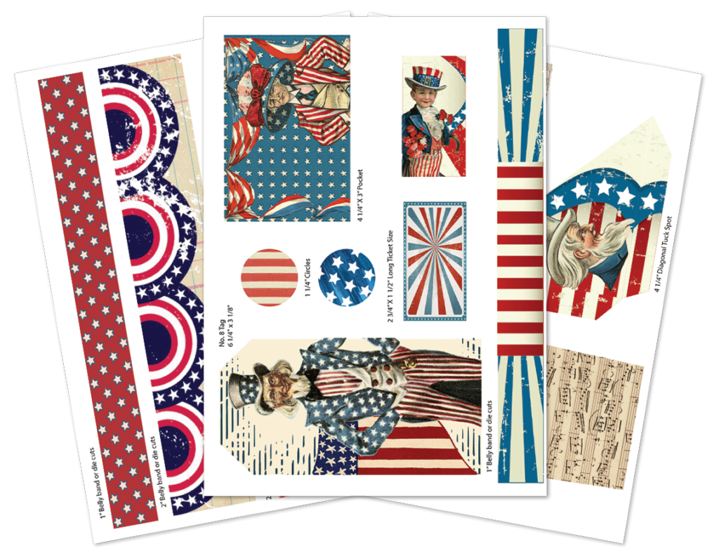 Free patriotic tags and ephemera for election night party