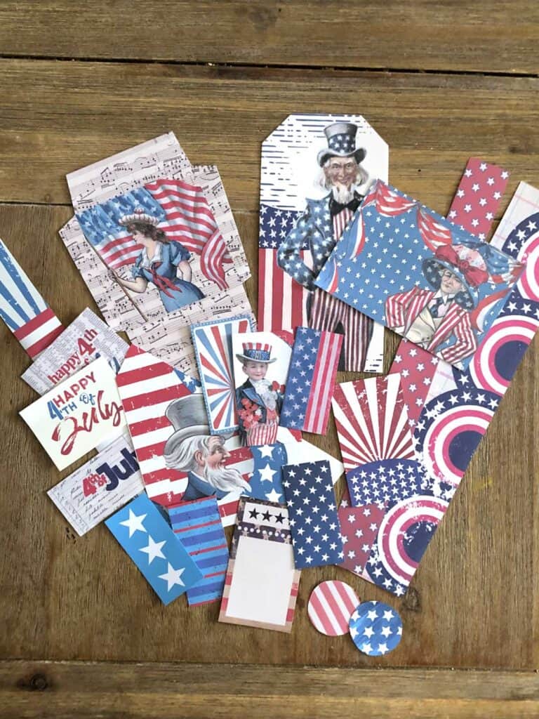 Free Printable 4th of July Ephemera - All Cut Out