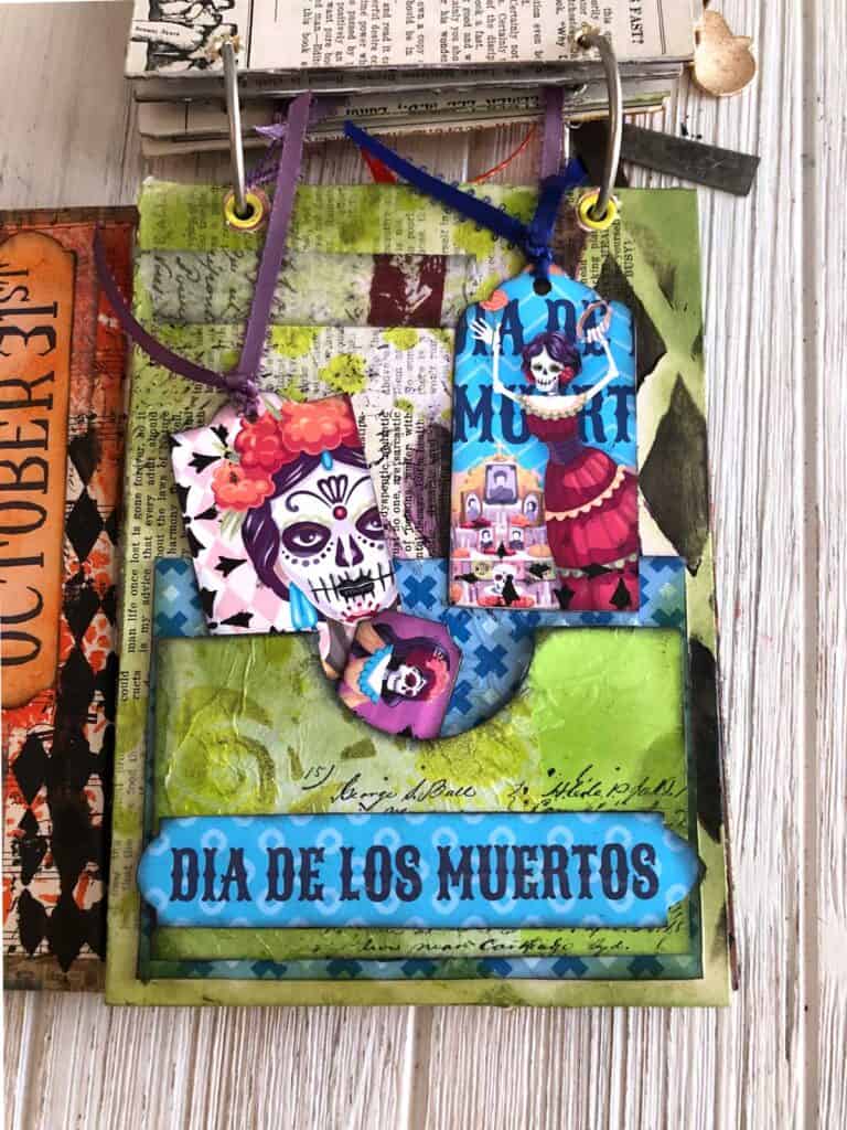 Day of the Dead Halloween Journal Page