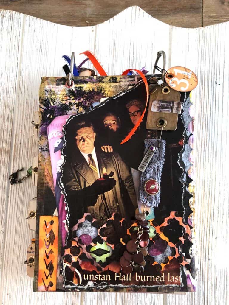 Halloween Smash Book Junk Journal, by Sandra Nagel