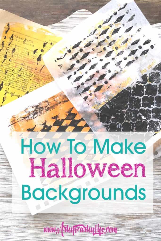 How To Make Halloween Tissue Paper Backgrounds
