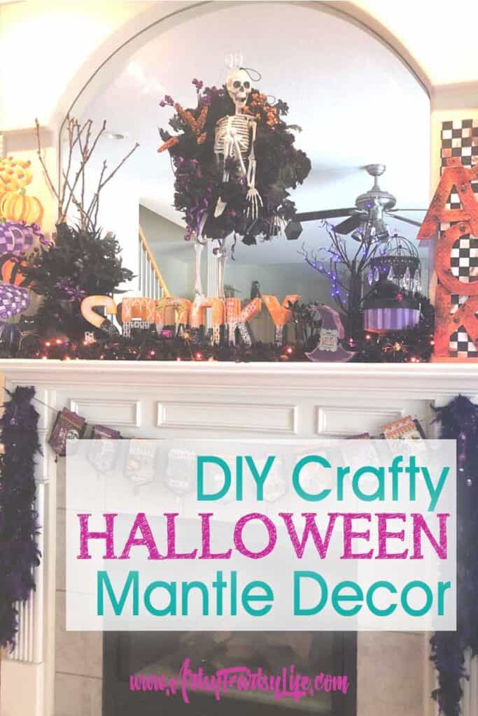 Decorating My Halloween Mantle (Purple and Orange Theme)
