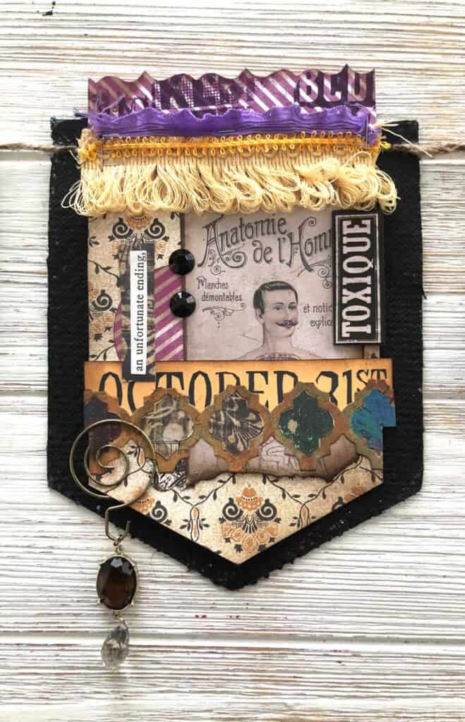 Halloween Banner - DIY Vintage Halloween Decorations