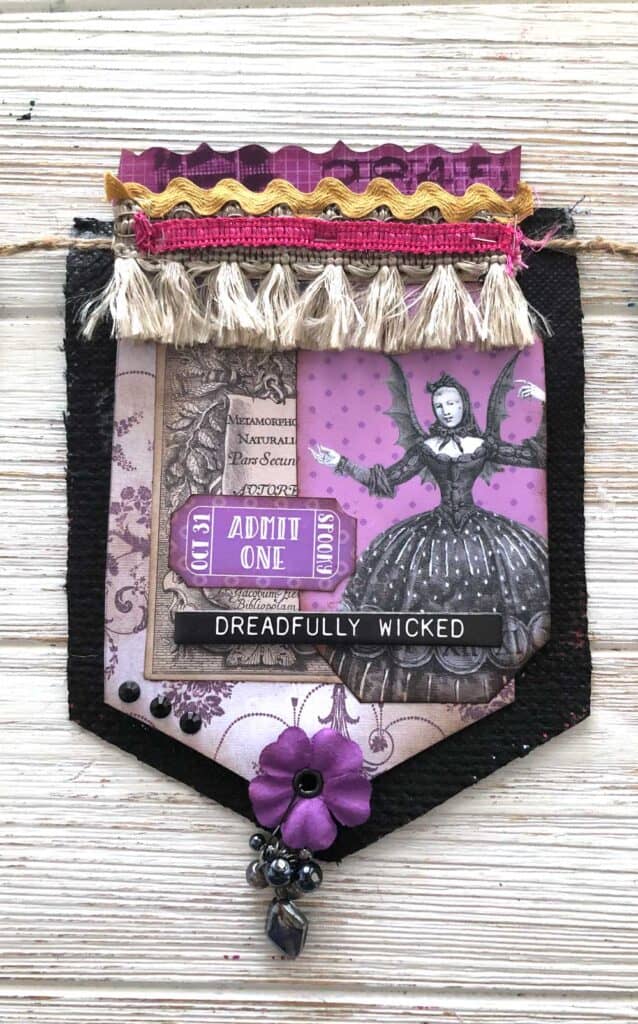 Halloween Banner - DIY Vintage Halloween Decorations