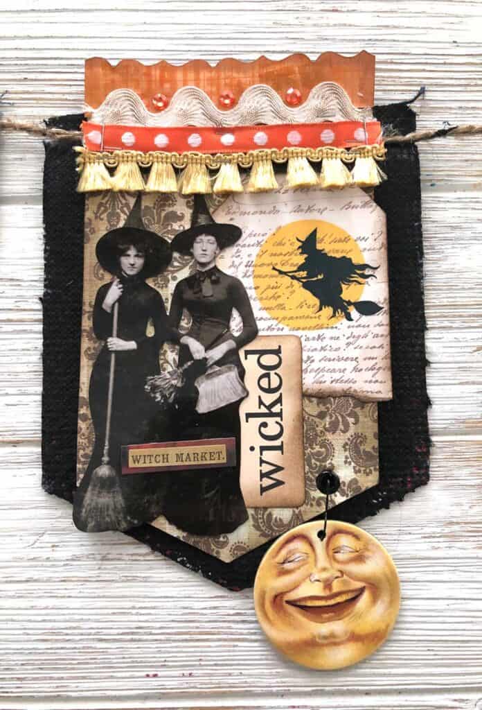 Halloween Banner - DIY Vintage Halloween Decorations