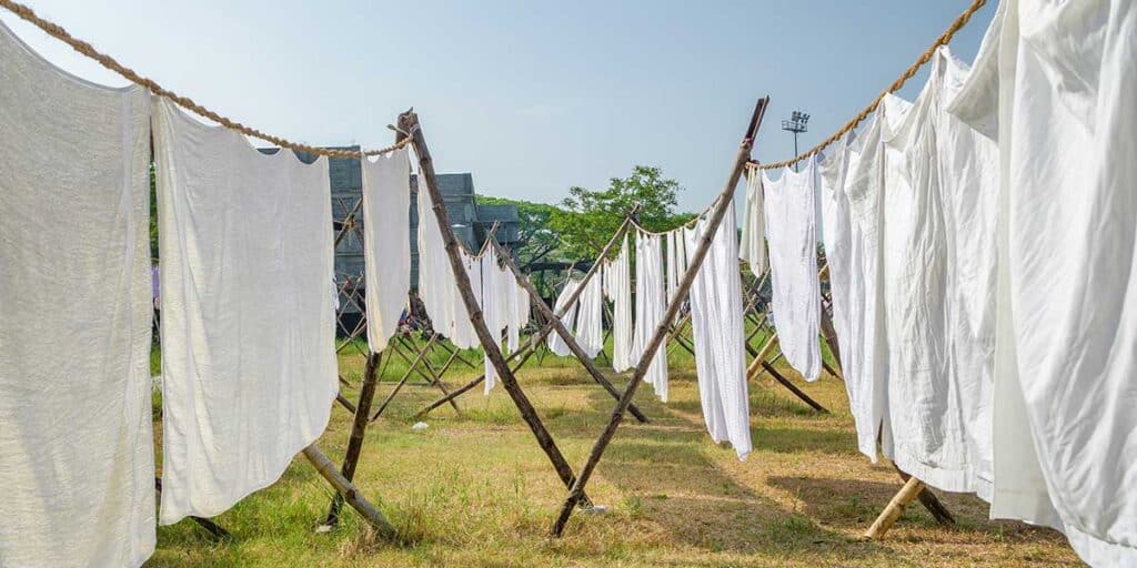 Laundry Hanging on the Line