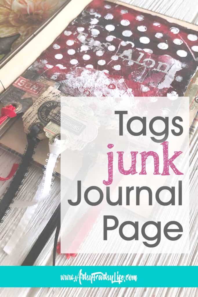 Distressed Junk Journal Pages