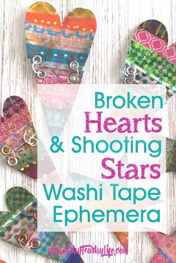 Broken Hearts and Shooting Stars - Washi Tape Ephemera