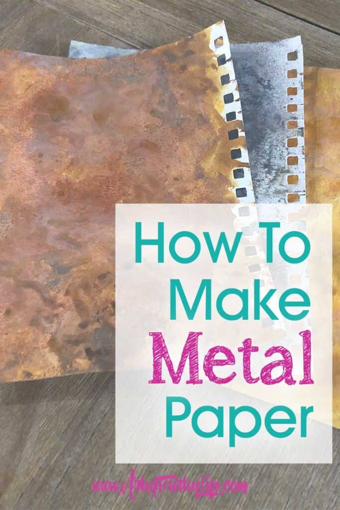 Faux Metal Paper Tutorial
