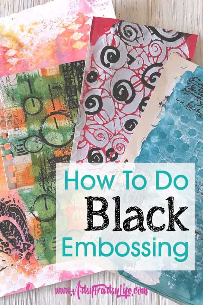 How To Do Black Heat Embossing