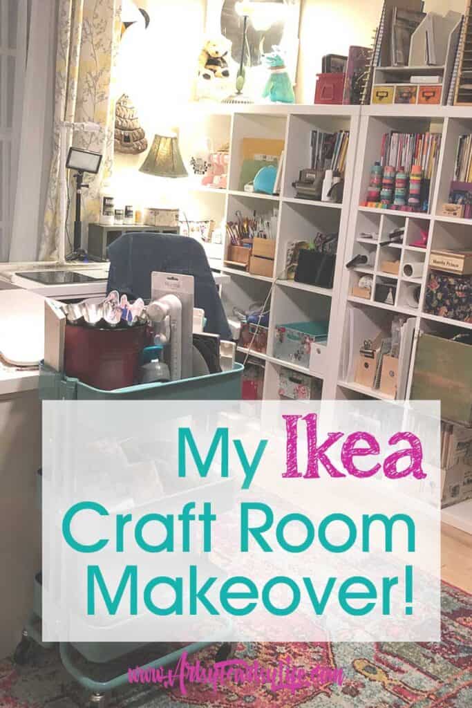 My Ikea Kallax And Alex Desk Craft Room Makeover Artsy Fartsy Life