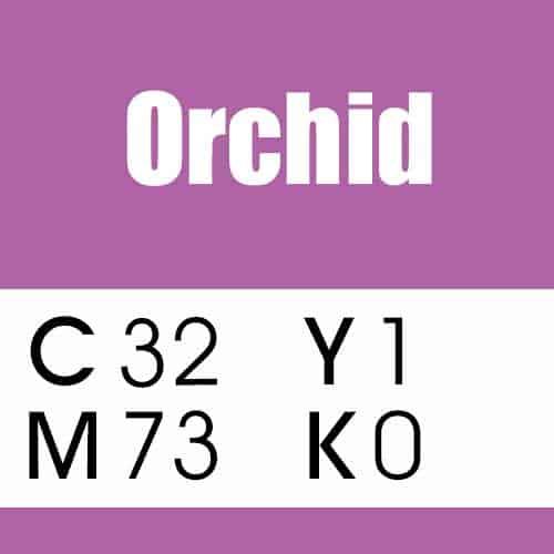 Orchid Purple Color CMYK