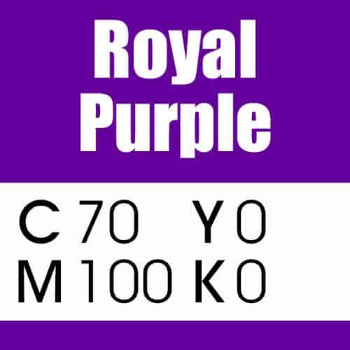 Royal Purple CMYK