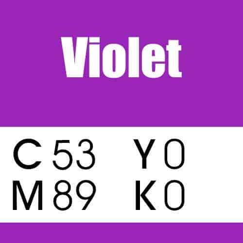 Violet CMYK Color