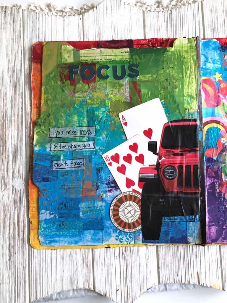 Focus Art Journal Page